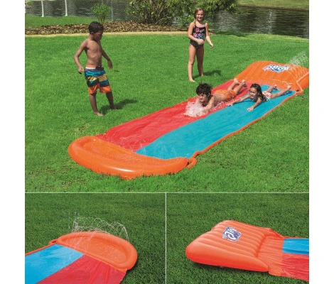 Pista Deslizamiento Triple Con Rampa 5,49 Metros