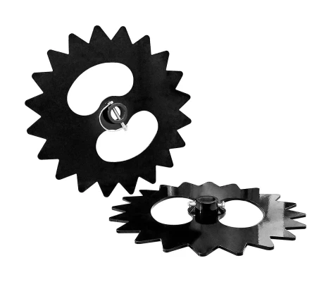 Grillo Discos De Ruedas Dentados De Hierro 9E7411