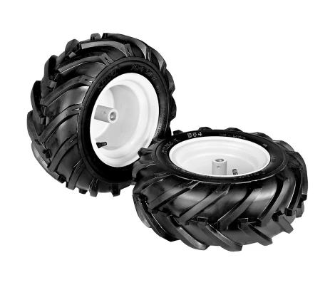 Grillo Juego De Ruedas De Goma 16x6 Disco Fijo