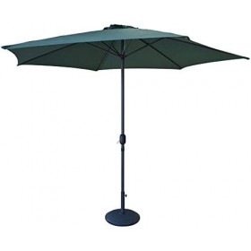 Sombrilla Parasol Poliéster Verde 300x300x270 cm