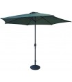 Sombrilla Parasol Poliéster Verde 300x300x270 cm