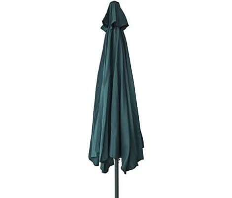 Sombrilla Parasol Poliéster Verde 300x300x270 cm