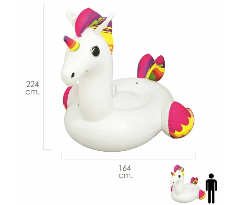 Bestway Flotador Unicornio Gigante 224x164 cm