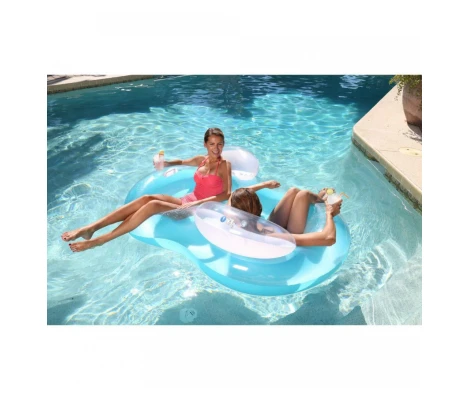 Bestway Flotador Rosco Doble Asiento 188x117cm