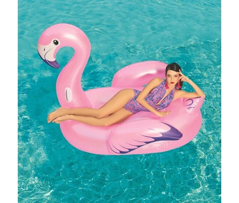 Bestway Flotador Flamenco Gigante Rosa 173x170 cm