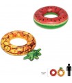 Bestway Flotador Rosco Piña y Sandia Ø 116 cm
