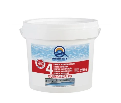 Quimicamp Cloro Quimiclor 4 Efectos Tabletas 200 gr