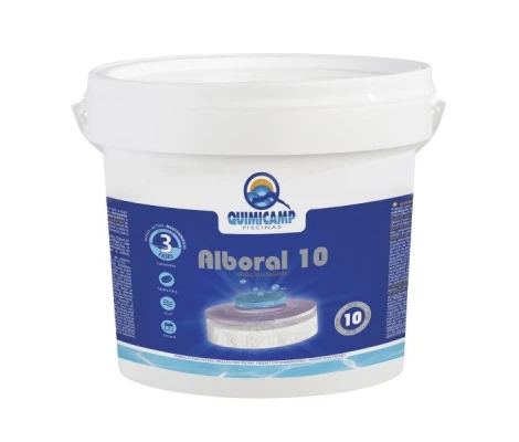 Quimicamp Cloro Alboral 10 Efectos Tabletas 250 g 5 Kg