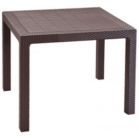 Keter Mesa Jardín Rattan Quarted 94x94 cm