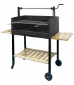 Imex El Zorro Barbacoa Con Ruedas Elevador y Parrilla Cincada 73X40X117 cm