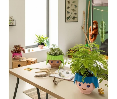 Lechuza Macetero Playmobil OJO Varios Colores