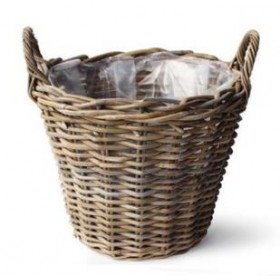 Maceta Mimbre Con Asas