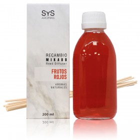 SYS Recambio Mikado Ambientador Frutos Rojos 200 ml