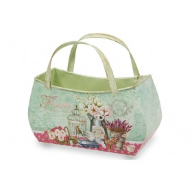 Macetero Latón Con Forma De Bolso 29x12x23 cm