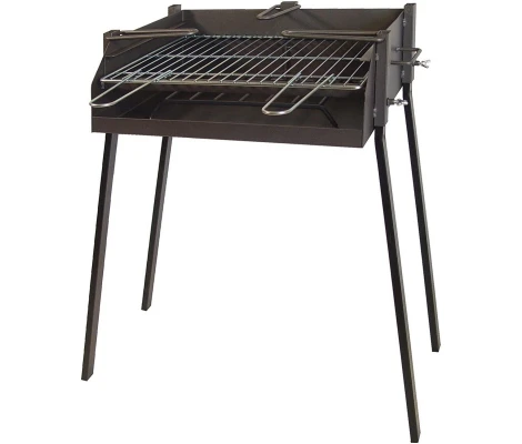 Imex El Zorro Barbacoa Cuadrada Con Soporte Paella 60x40x75cm 71585