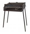 Imex El Zorro Barbacoa Cuadrada Con Soporte Paella 60x40x75cm 71585