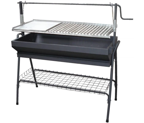 Imex El Zorro Barbacoa Con Parrilla-Plancha y Elevador 80x50x115 cm 71764