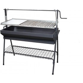 Imex El Zorro Barbacoa Con Parrilla-Plancha y Elevador 100x50x115 cm 71765