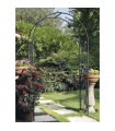 Verdemax Arco De Hierro Para Jardín Verde 120 x 40 xh 219 cm