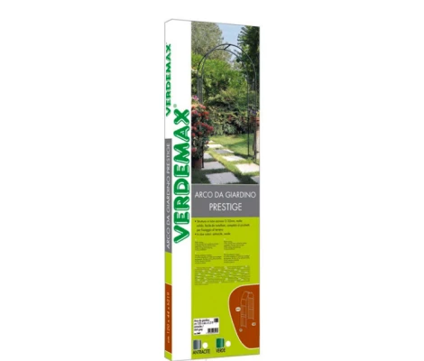 Verdemax Arco De Hierro Para Jardín Verde 120 x 40 xh 219 cm