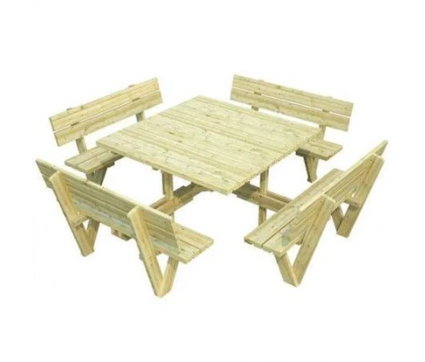 Palmako Mesa De Jardín Cuadrada  Arthur ( 260 x 260 x 73 cm )