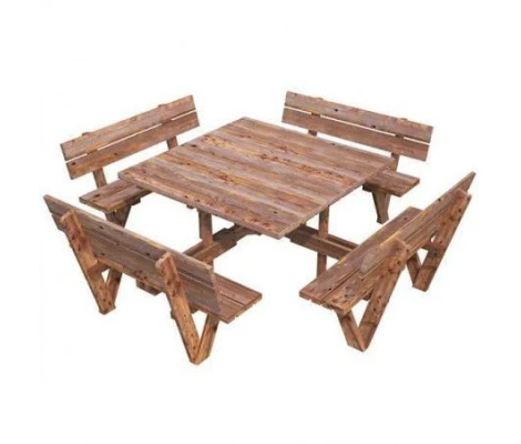 Palmako Mesa De Jardín Cuadrada  Arthur ( 260 x 260 x 73 cm )