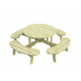 Palmako Mesa De Jardín Redonda Oscar ( 222 x 222 x 73 cm )