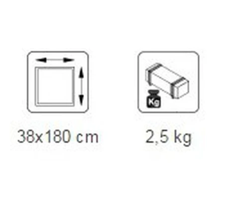 Palmako Pack 20 Celosias De Madera  Matilde 3 38 x 180 cm