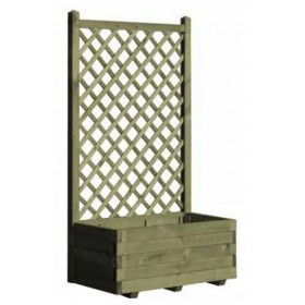 Palmako Pack 12 Jardineras De Madera Gerda 80 x 40 x 138 cm