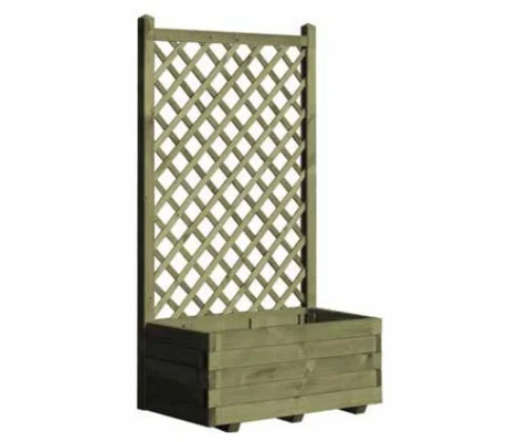 Palmako Pack 12 Jardineras De Madera Gerda 80 x 40 x 138 cm