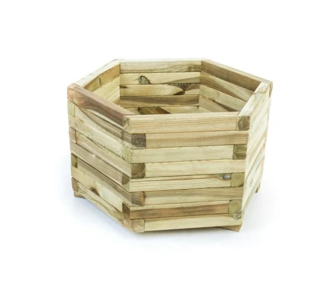 Palmako Pack 12 Jardineras De Madera Sanna 65 x 56 x 39 cm
