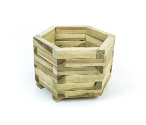 Palmako Pack 18 Jardineras De Madera Smilla 45 x 39 x 30 cm