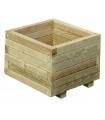 Palmako Pack 6 Jardineras De Madera Tove 40 x 40 x 34 cm