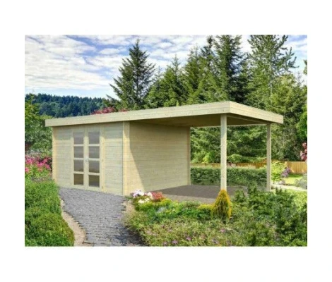 Palmako Cabaña De Madera Elsa 9.6 + 8.1 m2 637 x 320 cm fr28-6432