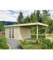 Palmako Cabaña De Madera Elsa 9.6 + 8.1 m2 637 x 320 cm fr28-6432