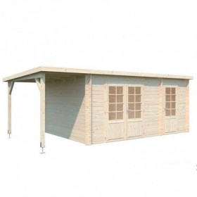 Palmako Cabaña De Madera Ella 8.7 + 8.2 m2 610 x 320 cm frb28-5930-1