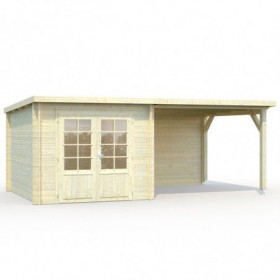 Palmako Cabaña De Madera Ella 6.9 + 8.2 m2 550 x 320 cm frb28-5330