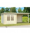Palmako Cabaña De Madera Ella 6.9 + 8.2 m2 550 x 320 cm frb28-5330