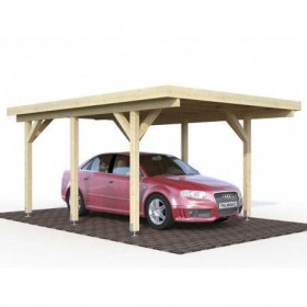Palmako Carport Garaje De Madera karl 11.7 m2 360 x 512 cm cp3651