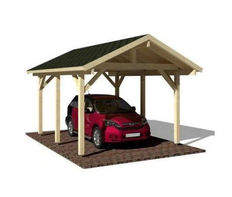 Palmako Carport Garaje De Madera Robert 11.7 m2 315 x 372 cm cp3237