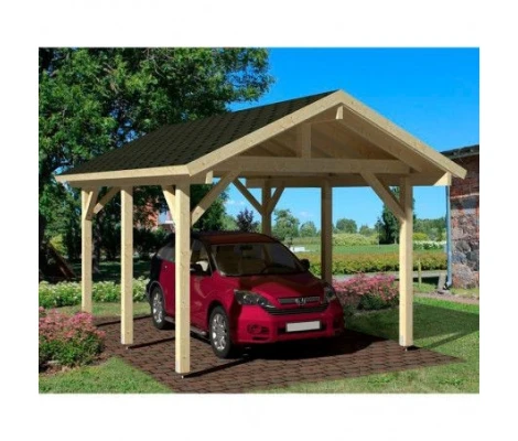 Palmako Carport Garaje De Madera Robert 11.7 m2 315 x 372 cm cp3237