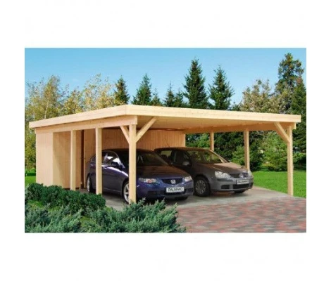 Palmako Carport Garaje De Madera karl 40.6 m2 600 x 762 cm cp6076