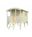 Palmako Casita Infantil De Madera Huck 3.3 m2 180 x 203 (271) cm el16-1827