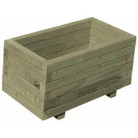 Palmako Pack 6 Jardineras De Madera Brite 60 x 40 x 34 cm