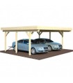 Palmako Carport Garaje De Madera karl 20.6 m2 600 x 512 cm cp6051
