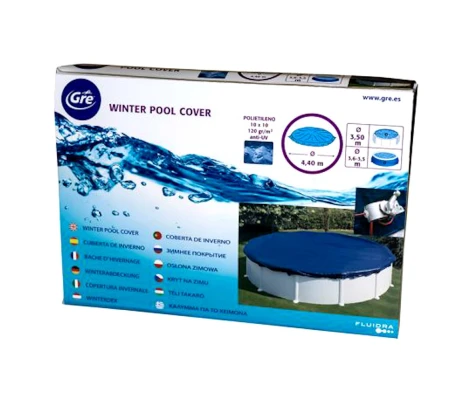 Gre Cubierta Piscina De Invierno Ø 4,40 m 120 g/m²