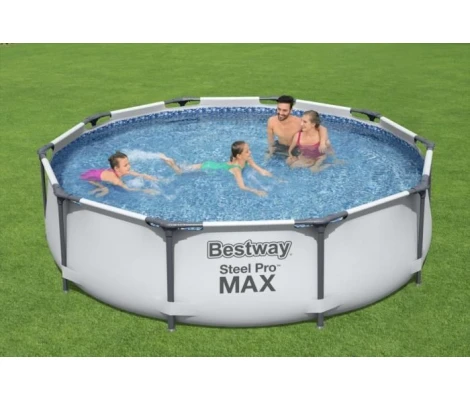 Piscina Elevada Desmontable Bestway Con Depuradora Cartucho 56408 Steel Pro Max 305x76 Cm