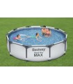 Piscina Elevada Desmontable Bestway Con Depuradora Cartucho 56408 Steel Pro Max 305x76 Cm