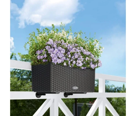 Lechuza Pack 2 Soportes Jardinera Balconera