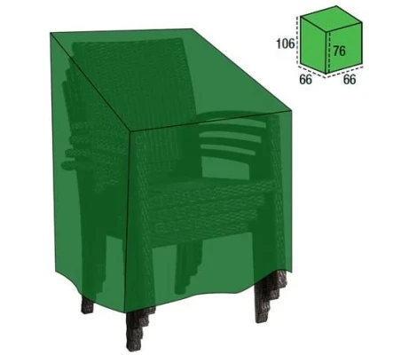 Papillon Funda Cubre Sillas Apilable 66 x 66 x 76 x 106 cm